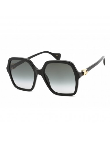 Gucci Women's Sunglasses - Shiny Black Oversized Full Rim Plastic Frame | GG1072S 001 prix