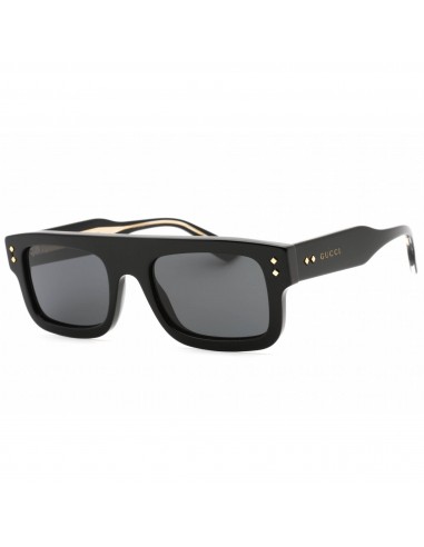 Gucci Men's Sunglasses - Black Rectangular Plastic Frame Grey Lens | GG1085S 001 À commander