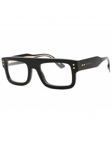 Gucci Men's Eyeglasses - Black Rectangular Full Rim Plastic Frame | GG1085O 001 le concept de la Pate a emporter 