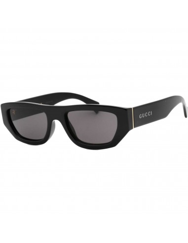 Gucci Men's Sunglasses - Black Rectangular Full Rim Plastic Frame | GG1134S 002 Voir les baskets