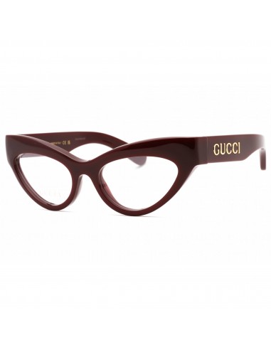 Gucci Women's Eyeglasses - Red Cat Eye Full Rim Plastic Frame | GG1295O 002 ou a consommer sur place