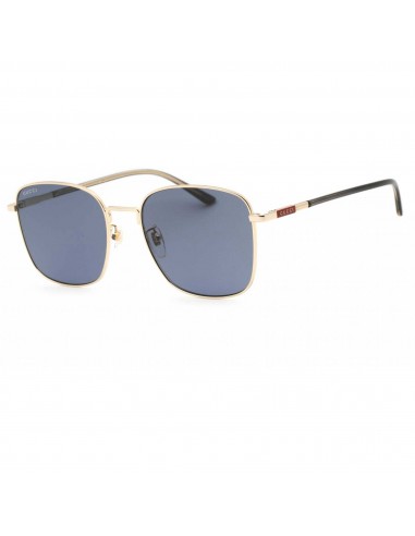 Gucci Men's Sunglasses - Gold/Havana Square Full Rim Metal Frame | GG1350S 004 store