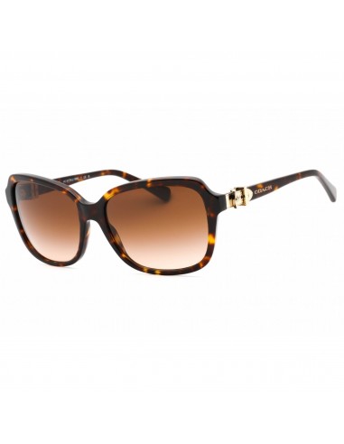 Coach Women's Sunglasses - Tortoise Plastic Butterfly Full Rim Frame | 0HC8179 512013 rembourrage situé sous