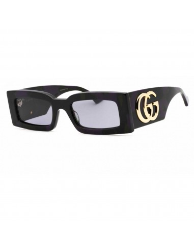 Gucci Women's Sunglasses - Havana Rectangular Full Rim Plastic Frame | GG1425S 003 des créatures d'habitude