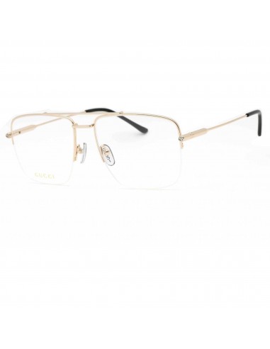 Gucci Women's Eyeglasses - Gold Half Rim Metal Frame | GG1415O 001 de l' environnement