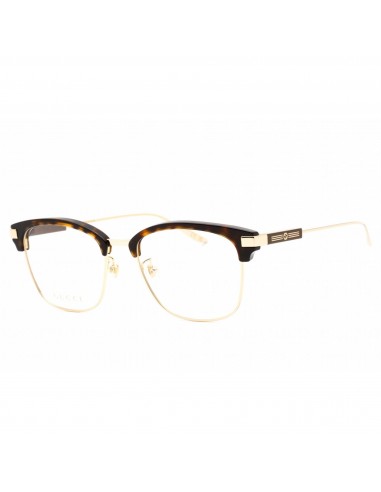 Gucci Men's Sunglasses - Havana/Gold Cat Eye Full Rim Plastic Frame | GG1439OK 002 Fin de série