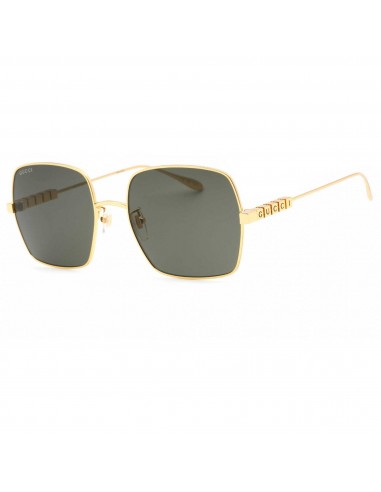 Gucci Women's Sunglasses - Gold Oversized Full Rim Metal Frame Grey Lens | GG1434S 001 Le MVP de beaucoup