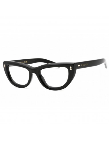 Gucci Women's Eyeglasses - Black Cat Eye Full Rim Plastic Frame | GG1521O 001 Profitez des Offres !