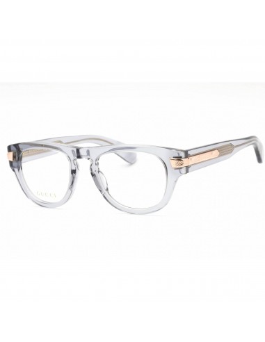 Gucci Men's Eyeglasses - Grey Full Rim Plastic Frame Transparent Lens | GG1519O 003 2 - 3 jours ouvrés.