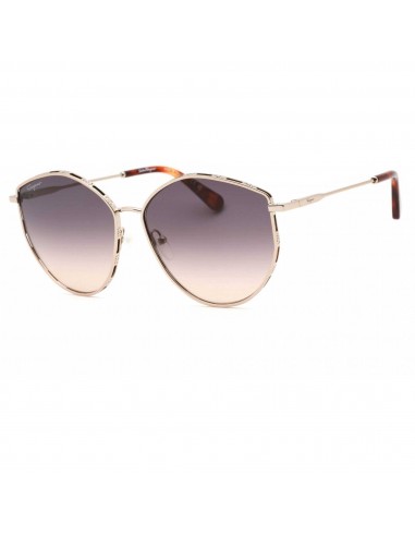 Salvatore Ferragamo Women's Sunglasses - Rose Gold/Peach Cat Eye Frame | SF264S 754 d'Europe débarque