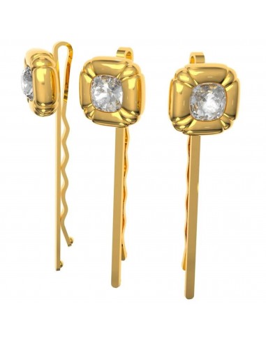 Swarovski Women's Hairpin Set - Dulcis Cushion Cut Crystals Yellow Gold | 5616848 ouvre sa boutique