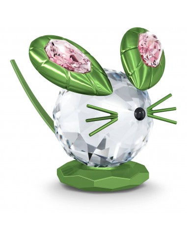 Swarovski Figurine - Dulcis Large Green Crystals and Lacquered Metal Mouse | 5619214 plus qu'un jeu 