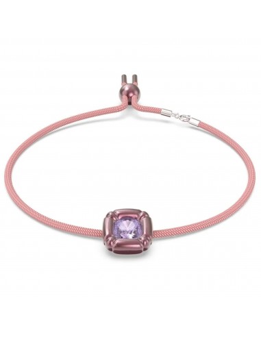 Swarovski Women's Choker Necklace - Dulcis Pink Cord Purple Crystal | 5626400 Jusqu'à 80% De Réduction