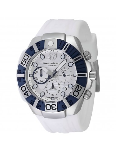 Technomarine Men's Watch - Reef Quartz Chronograph White Silicone Strap | TM-523013 Véritable concentré