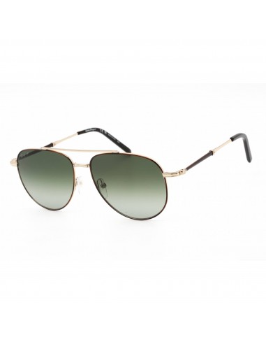 Salvatore Ferragamo Men's Sunglasses - Tortoise/Gold Metal Aviator Frame | SF226S 723 Venez acheter