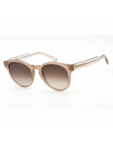 Salvatore Ferragamo Women's Sunglasses - Crystal Sand Plastic Round | SF1068S 278 pas cher