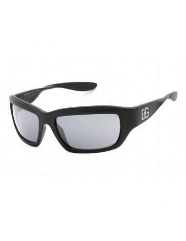 Dolce & Gabbana Unisex Sunglasses - Matte Black Rectangular Frame | 0DG6191 25256G du meilleur 