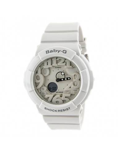 Casio Women's Baby-G White Resin Ana-Digi Black Resin Alarm World Timer Watch | BGA131-7B commande en ligne