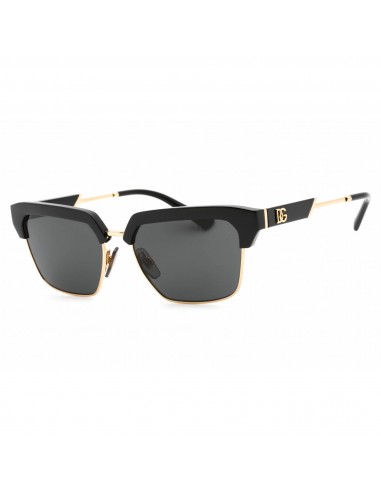 Dolce & Gabbana Men's Sunglasses - Black Metal Cat Eye Full Rim Frame | 0DG6185 501/87 en linge