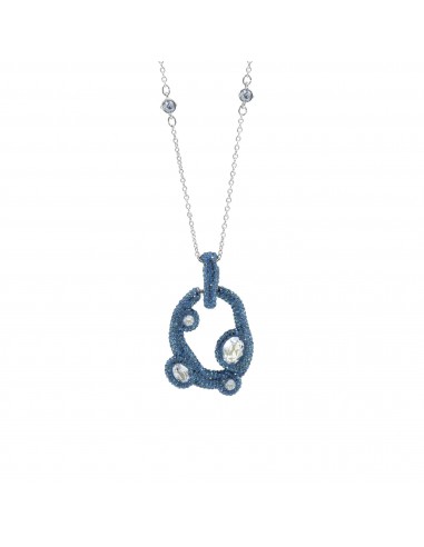 Swarovski Tigris Collection Blue Crystal Pendant | 5565790 en linge