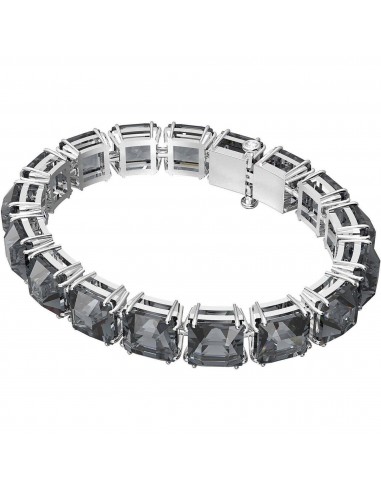 Swarovski Unisex Bracelet - Millenia Grey Crystals with Ruthenium Plated | 5612682 pas cher