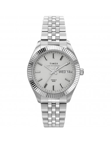 Timex Women's Watch - Waterbury Legacy Boyfriend White Dial Bracelet | TW2U78700VQ destockage