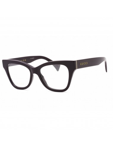 Gucci Women's Eyeglasses - Violet/Transparent Cat Eye Full Rim Frame | GG1133O 002 pour bénéficier 