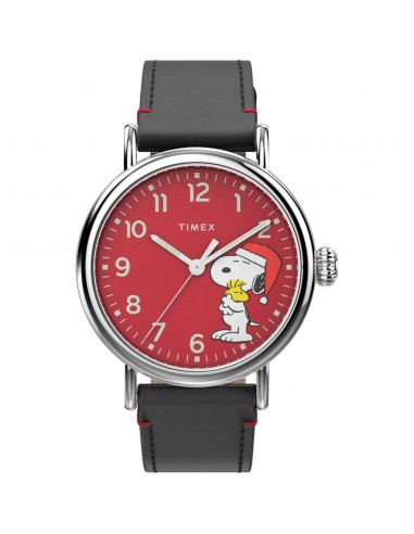 Timex Men's Watch - Standard Peanuts Snoopy Holiday Red Dial Strap | TW2V61100VQ l'achat 