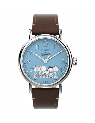 Timex Men's Watch - Standard X Peanuts Gang's All Here Brown Strap | TW2V89800VQ outlet