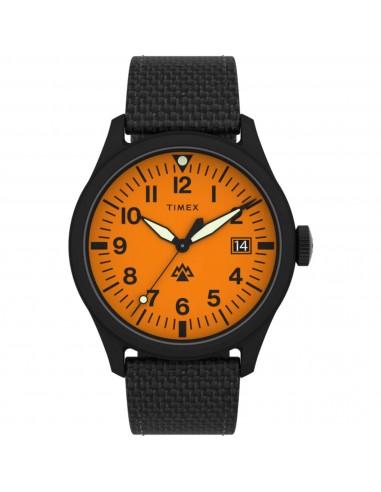 Timex Men's Watch - Expedition North Orange Dial Black Fabric Strap Date | TW2W23700JR de technologie