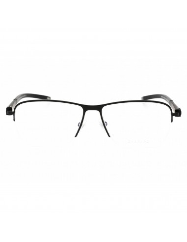 Chopard Men's Eyeglasses - Black Metal Rectangular Half Rim Frame | VCHD83 0531 Pour