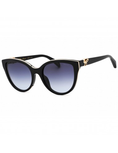 Chopard Women's Sunglasses - Shiny Dark Blue Cat Eye Full Rim Frame | SCH317 09AG prix pour 