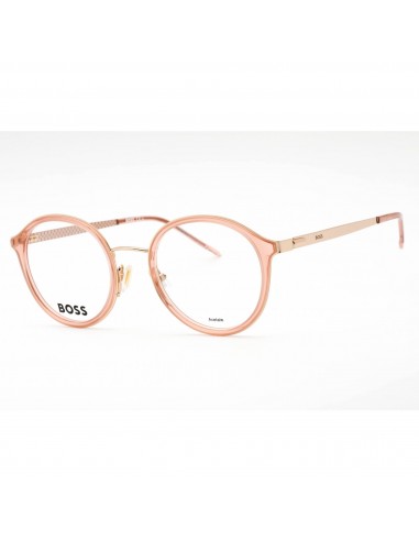 Hugo Boss Women's Eyeglasses - Gold Nude Round Full Rim Frame | BOSS 1210 0BKU 00 Fin de série