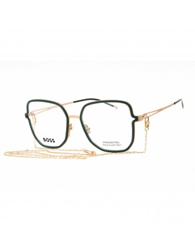 Hugo Boss Women's Eyeglasses - Gold Green Butterfly Full Rim Frame | BOSS 1394 0PEF 00 Livraison rapide