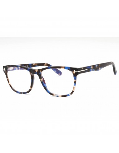 Tom Ford Unisex Eyeglasses - Shiny Blue Rectangular Full Rim Frame | FT5662-B 055 l'achat 