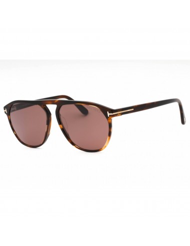 Tom Ford Men's Sunglasses - Havana/Other Plastic Full Rim Frame | FT0835 56E la colonne vertébrale