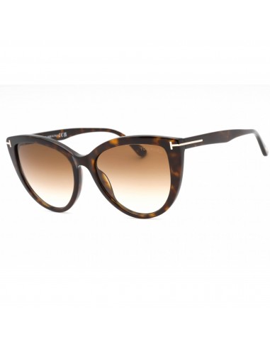 Tom Ford Women's Sunglasses - Dark Havana Plastic Cat Eye Full Rim Frame | FT0915 52F Découvrez la collection