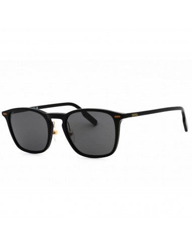 Ermenegildo Zegna Men's Sunglasses - Shiny Black Square Plastic Frame | EZ0211-H 01A Comparez et commandez 