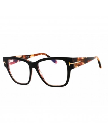 Tom Ford Women's Eyeglasses - Black/Other Cat Eye Acetate Frame | FT5745-B 005 les muscles