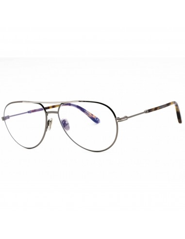 Tom Ford Men's Eyeglasses - Shiny Gunmetal Metal Full Rim Frame | FT5829-B 008 ouvre sa boutique