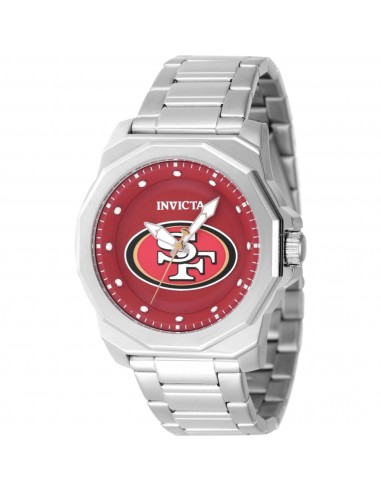 Invicta Men's Watch - NFL San Francisco 49ers Red Dial Silver Tone Bracelet | 47923 est présent 