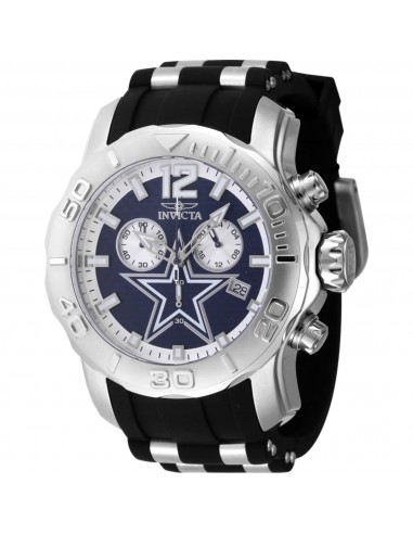 Invicta Men's Watch - NFL Dallas Cowboys Quartz Blue Carbon Fiber Dial Strap | 48000 sur le site 