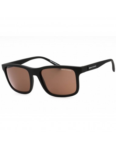 Armani Exchange Men's Sunglasses - Matte Black Rectangular Frame | 0AX4145S 807873 2 - 3 jours ouvrés.