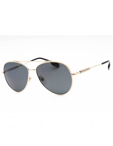 Burberry Unisex Sunglasses - Gold Metal Aviator Shape Full Rim Frame | 0BE3147 110981 vente chaude votre 