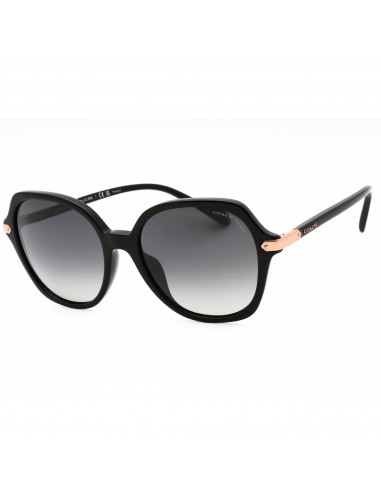 Coach Women's Sunglasses - Black Plastic Butterfly Full Rim Frame | 0HC8377U 5002T3 est présent 