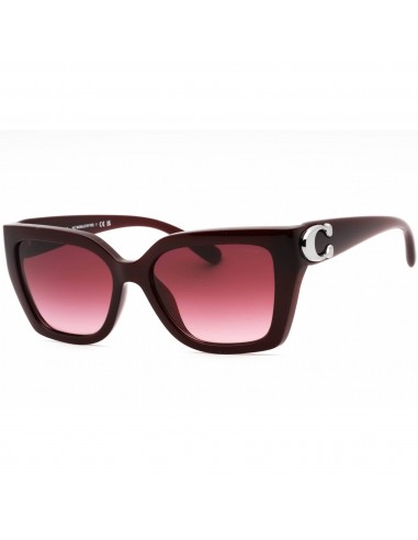 Coach Women's Sunglasses - Bordeaux Plastic Cat Eye Full Rim Frame | 0HC8408U 53938H Les magasins à Paris