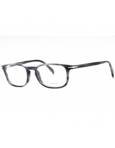 David Beckham Men's Eyeglasses - Grey Horn Rectangular Full Rim | DB 1027 02W8 00 le des métaux précieux