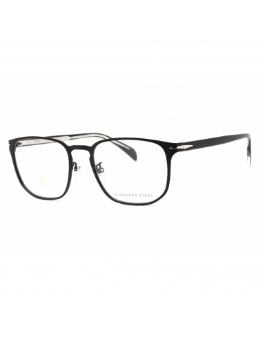 David Beckham Men's Eyeglasses - Black Silver Square Full Rim | DB 7073/F 0BSC 00 acheter