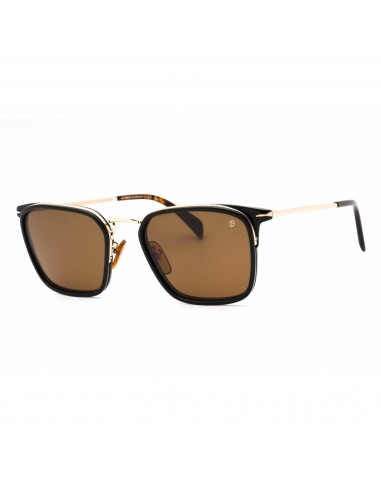 David Beckham Men's Sunglasses - Gold Black Cat Eye Full Rim | DB 7065/F/S 0RHL 70 En savoir plus