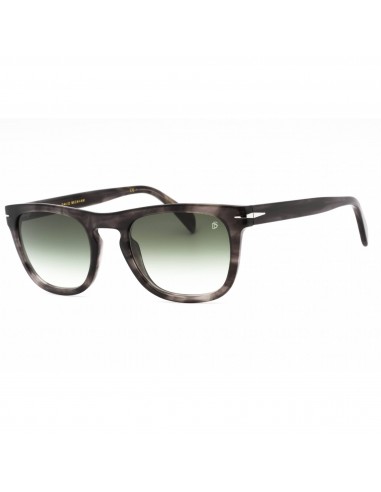 David Beckham Men's Sunglasses - Grey Horn Square Full Rim Frame | DB 7077/S 02W8 9K en ligne des produits 